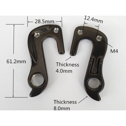 5pcs Bicycle rear Derailleur hanger road alloy gear hangers dropout Frame Gear Tail Hook for CUBE 2015 Reaction GTC Aim Analog