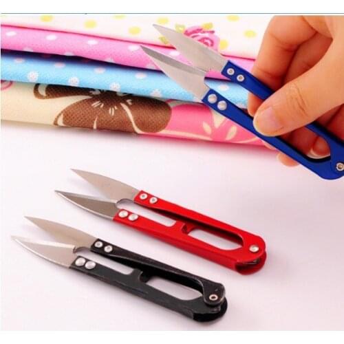 Colored stainless steel Sewing scissors 10pcs/tailors scissors/thread yard scissors/sping scissors/Cross Stitch free shipping