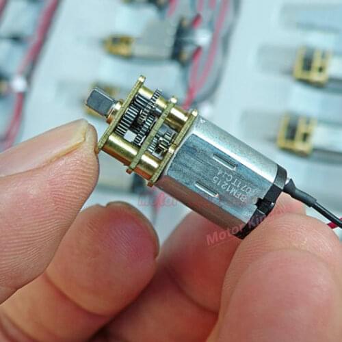 DC 3V 3.7V 5V 60RPM Micro N20 Full Metal Gear Motor Slow Speed Gearbox DC deceleration Motor DIY Robot Smart Car Lock