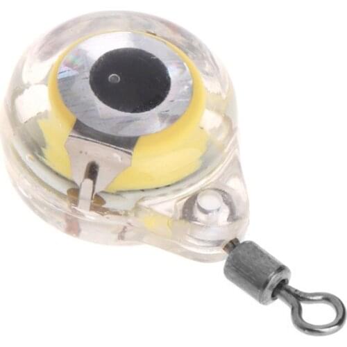 Fishing Lure Light Outdoor Freshwater Saltwater Fishing LED Colorful Light Mini Lure Lamp Battery Powered Fishing Accessories