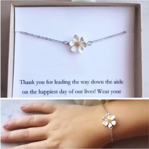 JK39FI Flower Girl Bracelet, Toddler Flower Girl Bracelet, Flower Girl Gift, Flower Girl Jewelry, Little Girl Bracelet, Chil