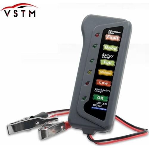 HOT!! 12V Automotive Car Battery Tester LCD Digital Test Analyzer Auto System Analyzer Alternator Cranking Check