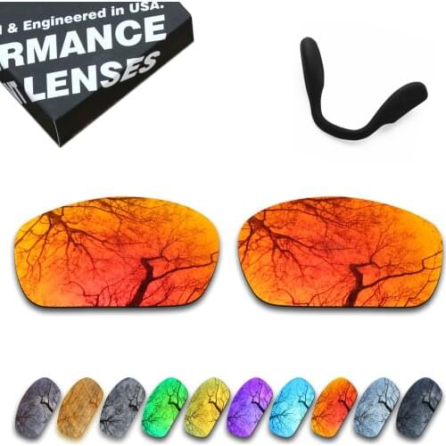 ToughAsNails Polarized Replacement Lenses + Nose Pads for Oakley Si Ballistic Shocktube OO9329 Sunglasses - Multiple Options