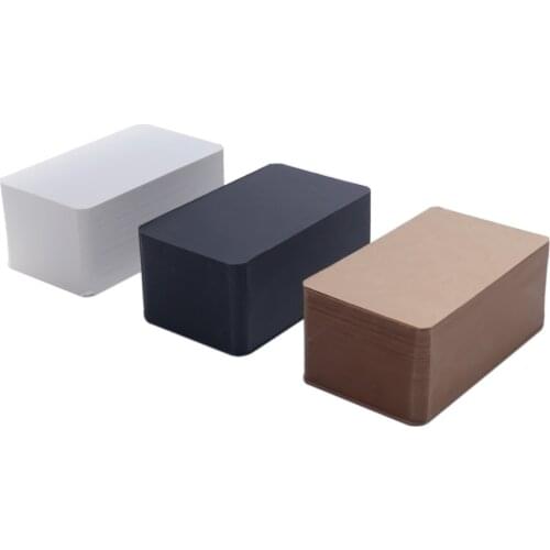 Portable Cute Black White Kraft Paper Memo Pad Note Pads Study Card School Office Supply Student Stationary