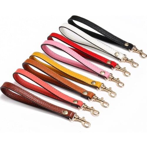 Genuine Leather Portable Handbag Strap DIY Bag Replacement Wrist Strap Wallet Bag Belt Handbag Handle Bag Parts Accessories