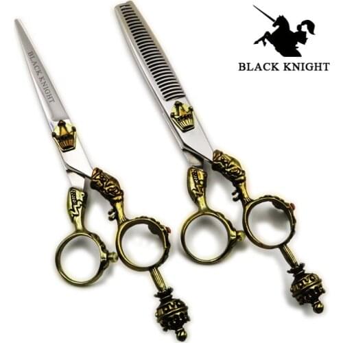 6.0 Inch Professional Hairdressing Scissors Hair Scissors Set Salon Barber Shears Crown Handle