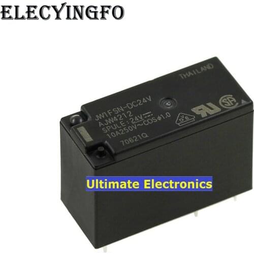 5PCS Power relay JW1FSN-DC24V AJW4212 10A/250VAC