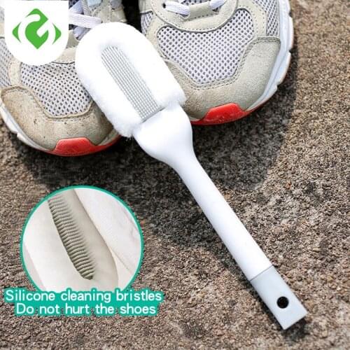 Soft Polishing Tool Cleaning Brush For Suede Nubuck Boot Eraser Set Black S Shaped Shoes Cleaner White Silica gel sponge