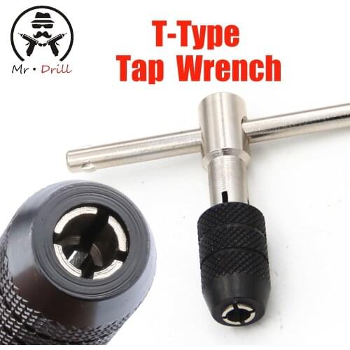 T type 3mm-6mm tap wrench 12 * 60 manual tap screwdriver wrench tapping set