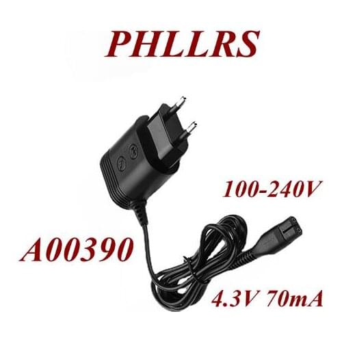 A00390 4.3V 70mA EU US Plug AC Power Adapter Charger for Philips Shaver QT3900 QT4000 QT4002 QT4004 QT4005 QT4006 QT4010 TT2020