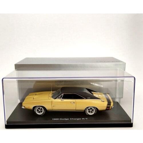 1:43 1969 For D~ge Charger R/T 426 Hemi (XS29) Resin Limited Models - gold Classic Auto Toys Collection Gift