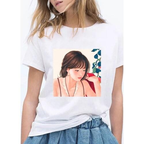 Cartoon T Shirt Women Fashion Harajuku Thank U Next Tshirt 90s Hip Hop Short Sleeve Ullzang T-shirt Top Tee Female Plus Size