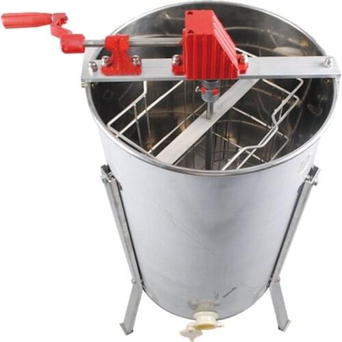 2 Frames Manual Control Honey Extractor High Quality Stainless Steel Apiary Centrifuge Honey Bucket Beekeeping Tools