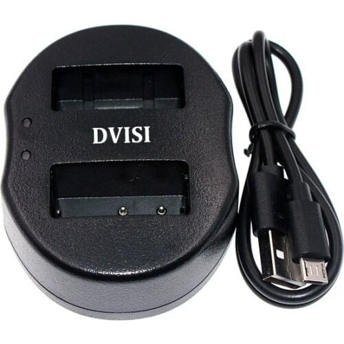 DVISI LP-E17 LP E17 LPE17 Camera Battery USB Dual Charger for Canon EOS Rebel T6i 750D T6s 760D M3 8000D Kiss X8i Camera