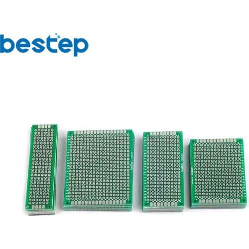 Double-sided spray tin universal board 5x7 4x6 3x7 2x8cm 4 specifications each 5PCS = 20PCS