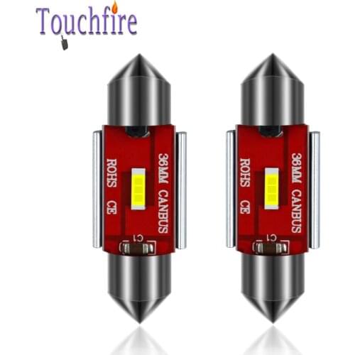2pcs Festoon C5W 31 36 39 41mm CSP-1860 LED Canbus Car Bulb Reading Dome License Plate Door Light Auto Lamps White 12V Wholesale
