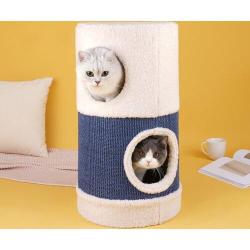 Cat Tree For Indoor Cats Sisal Bucket Cat Climbing Frame Small Cat Tower For Large Cats Cat Litter Cat Tree Scratching Post One