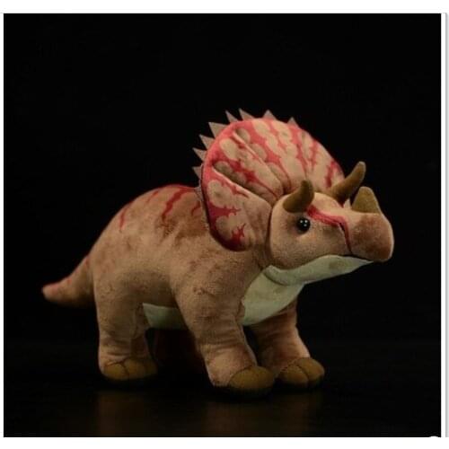 38cm Triceratops Stuffed Plush Toys Dinosaur Animals Soft Doll For Children Baby Birhtday Gift
