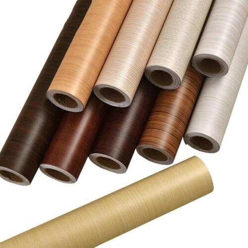 Wall Vintage Wood Self Adhesive Tapety Papers Home Decor Waterproof Wall Paper Roll For Furniture Wall Backdrop For Walls 5m