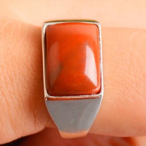 Natural jade ring with 925 sterling silver resizable rings ruby ring jade jewelry ring brand women men jewelry