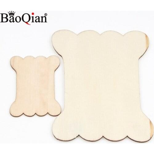 Natural Blank Wood Pieces Slice Unfinished Wooden Discs for Crafts Centerpieces Wooden DIY Christmas Ornaments