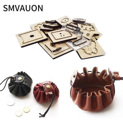 New Die For 2021 Wood Mood DIY Portable Coin Purse Coin Purse Handbag Die Cutting Suitable For Die Cutting Machine