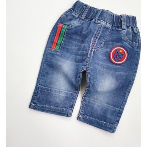 1-4T Summer Baby Boys Girls Shorts Soft Stretchy Denim Cropped Pants boys denim short pants kids clothing Children clothes