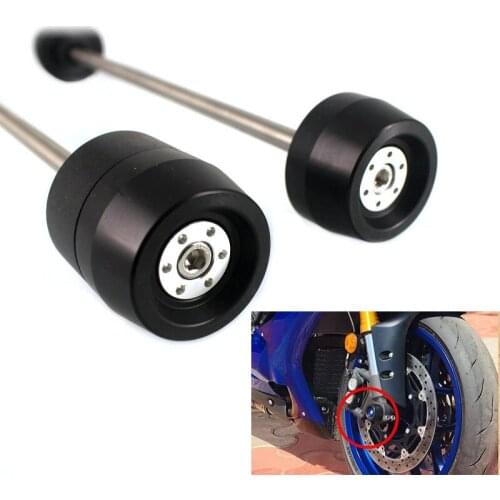 Motorcycle Front & Rear Axle for Yamaha YZF R1 R1M Fork Crash Sliders Wheel Protector for Yamaha YZF-R1 R1 2009-2018 Accessories