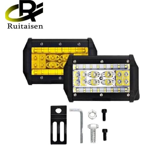 Ruitaisen 5 Inch 90w LED Work Light Bar Combo Beam cCr Driving lights For Off Road Truck 4WD motorcycle ramp 12V 24V auto parts