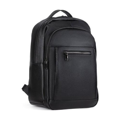 New Luxury Fashion Brand 100% Genuine Leather Men Backpacks Real Natural Leather Student Backpack Boy Business Laptop School Bag