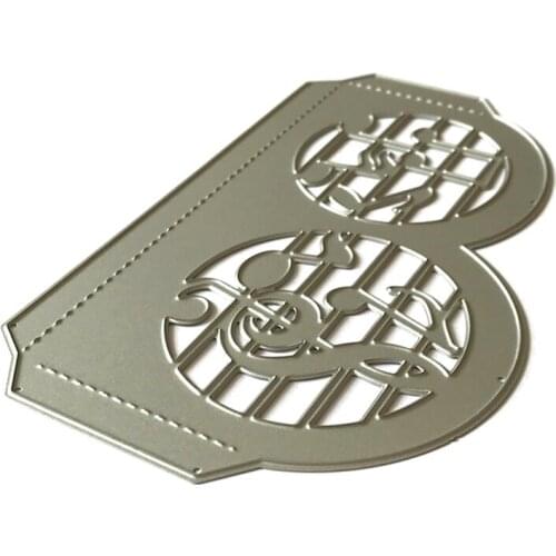 Note Metal Cutting Dies Stencil Scrapbooking DIY Album Stamp Paper Card Emboss