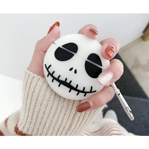 Luminous Skull Grimace 3D Case for Huawei Freebuds 3 Charging Box Soft Silicone Wireless bluetooth Earphone Protect Cover Coque