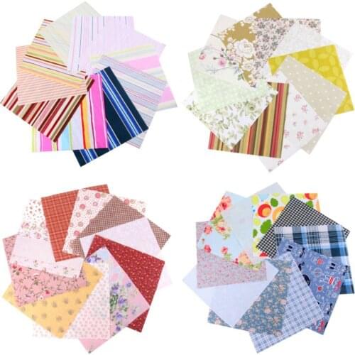 25x25cm 10pc 100% Cotton Fabric Telas Tissu Cartoon Animal Flower Series Ankara Fabric Pillow Quilts DIY Patchwork