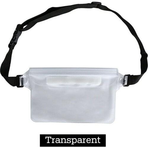 Waterproof Underwater Waist Belt Bag Swimming Boating Dry Phone Pouch Ski Drift Diving Waist Pack Bags Case Cove