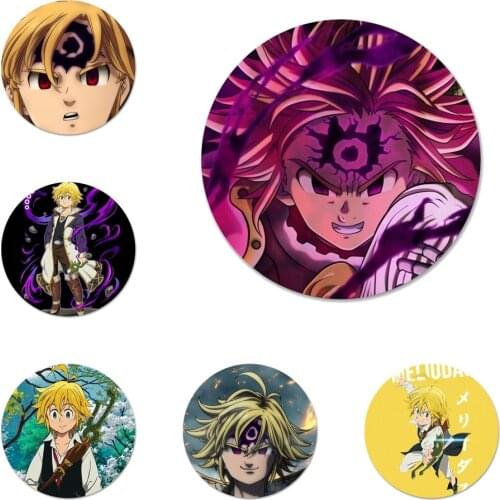 Nanatsu no Taizai Icons Pins Badge Decoration Brooches Metal Badges For Clothes Backpack Decoration
