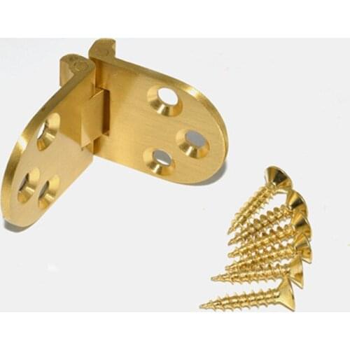 180 Degree Copper Flap Hinge Folding Table Roundtable Plane Concealed Hinges Cabinet Door Hinge Cupboard Closet Hing