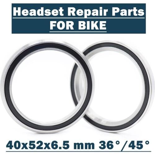 ACB52H6.5K Bicycle Headset Sealed Cartridge Bearings 52*40*6.5mm 36/45 Degree Lightweight Steel Tapered Upper Lower ACB Bearing