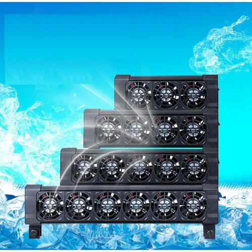 Aquarium fish tank automatic temperature control fan tank cooling aquarium fan water cooling mute 1 2 3 4 5 6