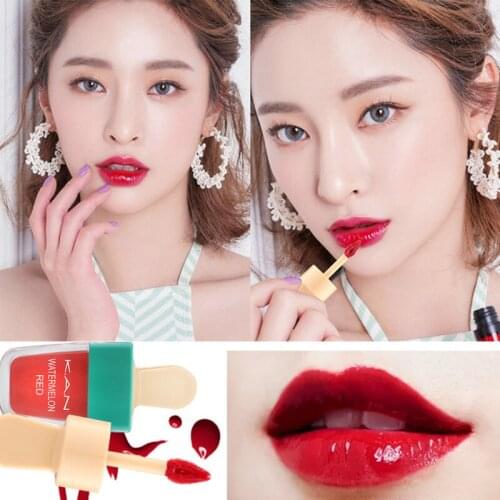 Makeup lip Gloss Waterproof Long Lasting Makeup Liquid Lipstick korean lovely Lip Tint lip gloss Cosmetics 5 Colors
