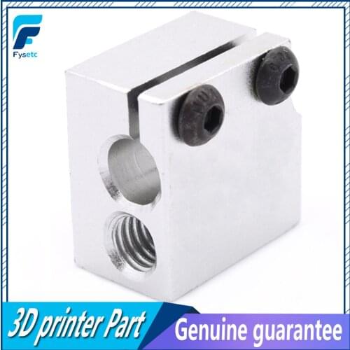 5 Pcs New Aluminum Heater Block 3D printer parts Accessories Volcano Hot end Eruption Heater Block Heating block
