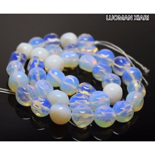 Wholesale Gravel irregular Shape 9-11 mm Opal Crystal Natural Stone Beads For Jewelry Making DIY Bracelet Necklace Strand 15