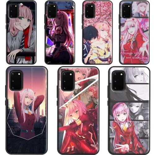 Zero two darling in the franxx 002 Case For Samsung Galaxy S21 S20 Plus Note 20 Ultra 10 9 S8 S9 S10 Plus S20 FE Back Cover