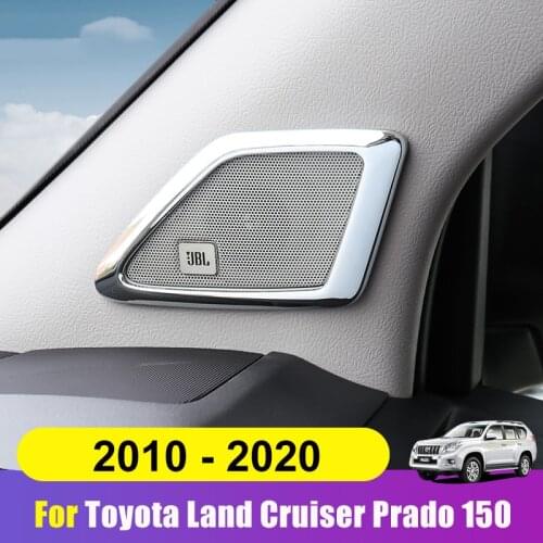 For Toyota Land Cruiser Prado FJ150 2010-2017 2018 2019 2020 Car Front Door Window Inner Triangle A Colum Cover Trim Accessories