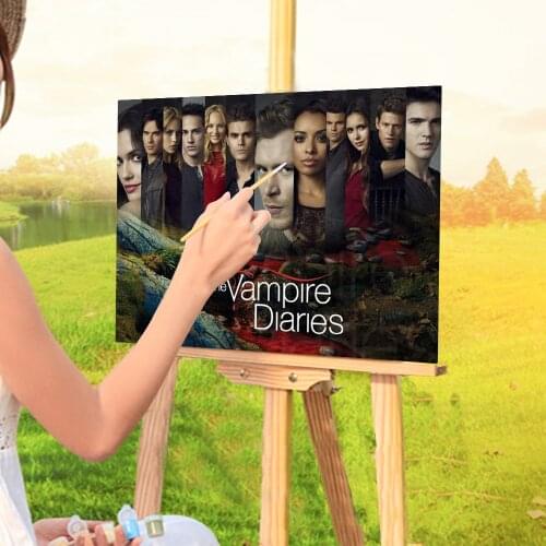The Vampire Diaries Paint By Numbers Set Oil Paints 40*50 Paiting By Numbers Loft Wall Picture Kids Handiwork Wholesale