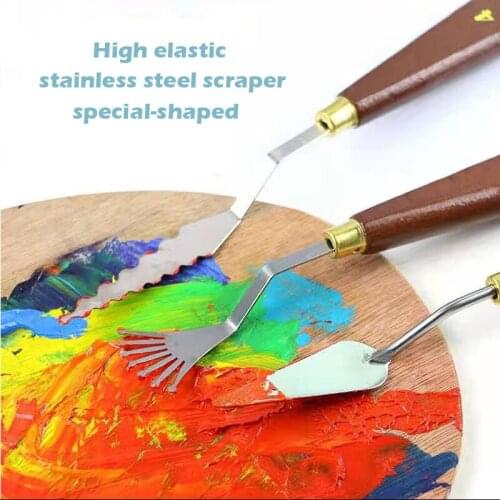 Art Painting Scraper,Palette Knife for 0il Artist Painting,Special Shaped Scraper,Texture Painting Knife,Soft Style