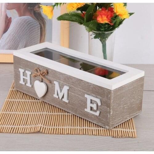 Storage Box Tea Bag Jewelry Organizer Storage Box Desktop Container Remote Control Holder Jewelery Box