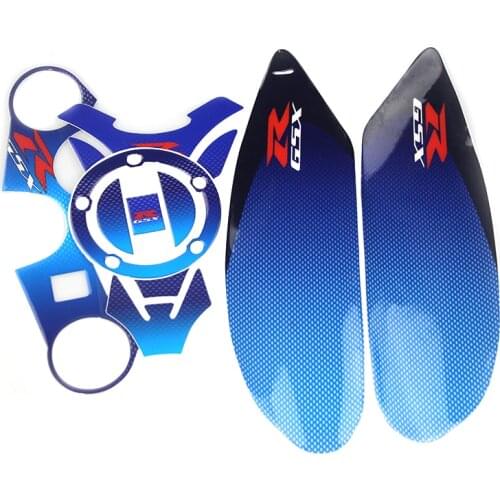 Motorcycle 3D Printing Gas Fuel Protection Tank Pad Sticker for Suzuki GSXR600 GSXR750 gsxr 600 750 accessories 2006-2016