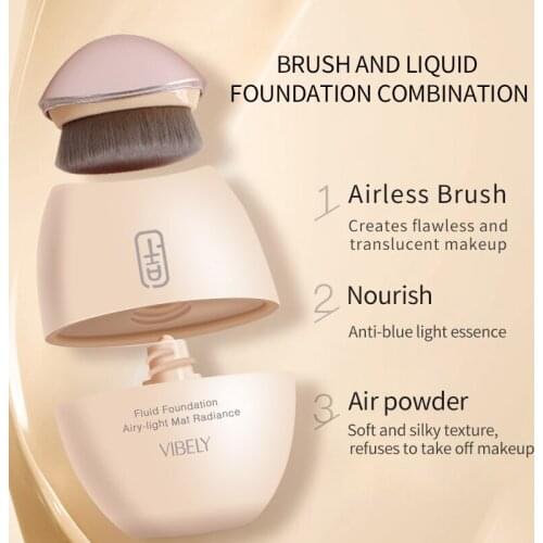 Professional Full Coverage Liquid Foundation Matte Long Wear Oil Control Concealer Liquid Foundation Cream Cosmetics TSLM1