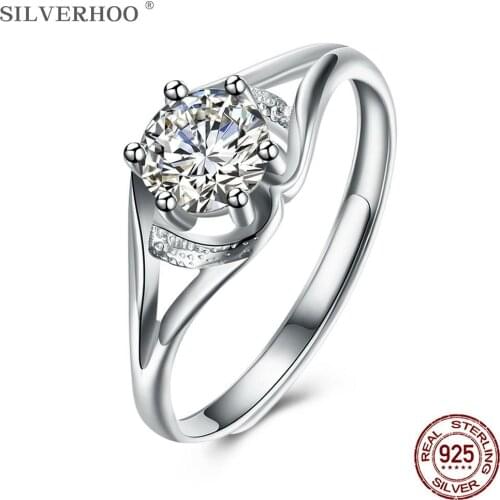 Rings With Cubic Zirkonia For Women SILVERHOO China