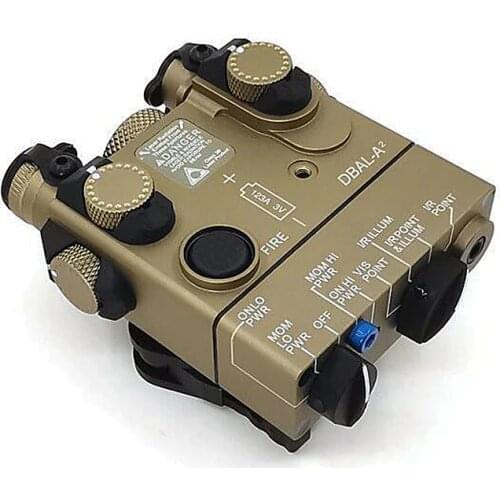 Tactical DBAL-A2 PEQ-15A IR (Infrared) Integrated with Red Laser Come with Reomote Switch Hunting Rifle IR illuminator